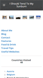 Mobile Screenshot of ishouldtendtomysunburn.com